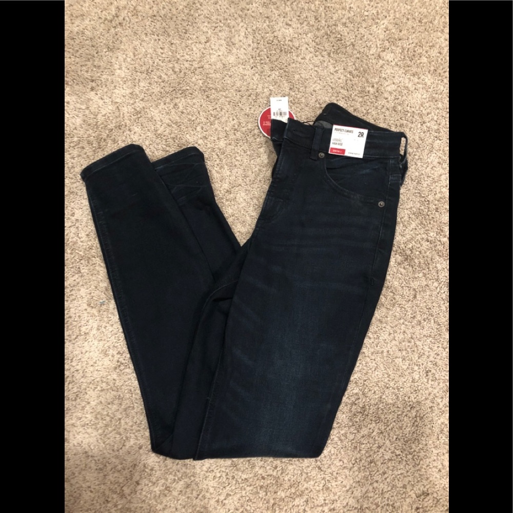 Dark express jean leggings size 2r